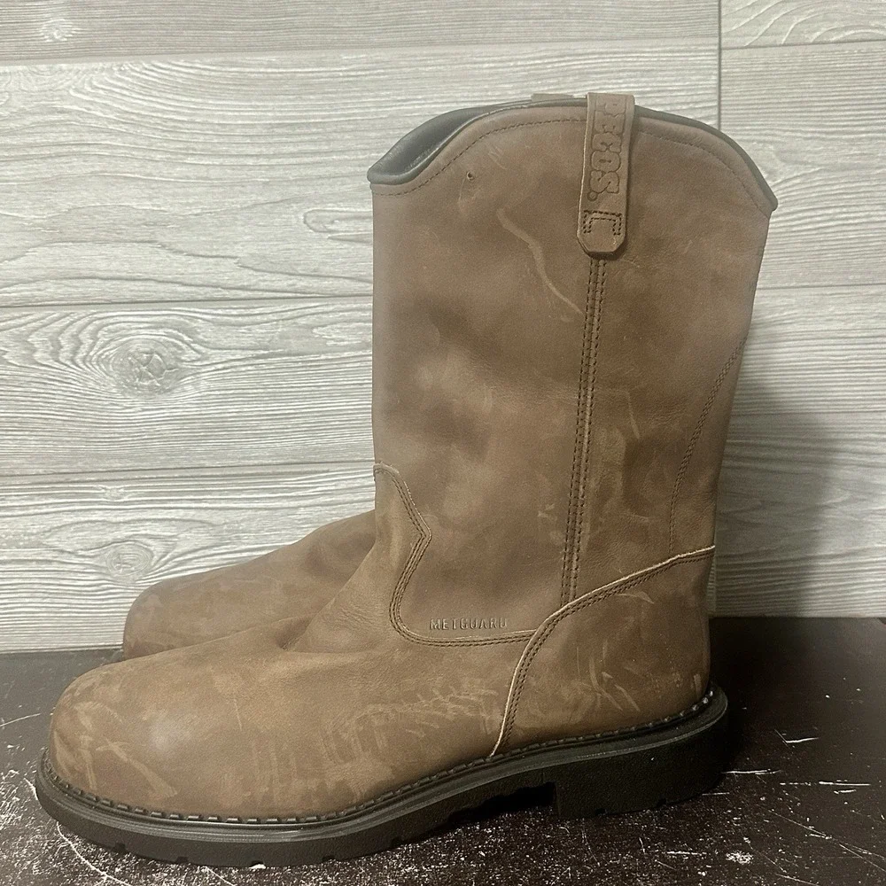 Red Wing Boots 4436 Pecos Mens 15 D Leather Work Waterproof Safety Toe Seconds 2